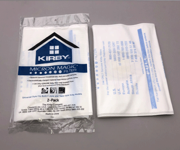 6 Universal HEPA Cloth Bags for Kirby Vacuum F Style Avalir Sentria 